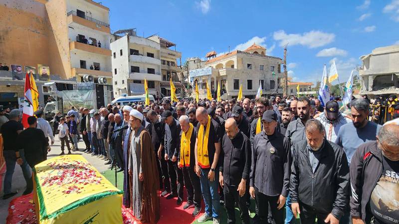 حزب الله وجماهير المقاومة شيّعوا شهداء على طريق القدس