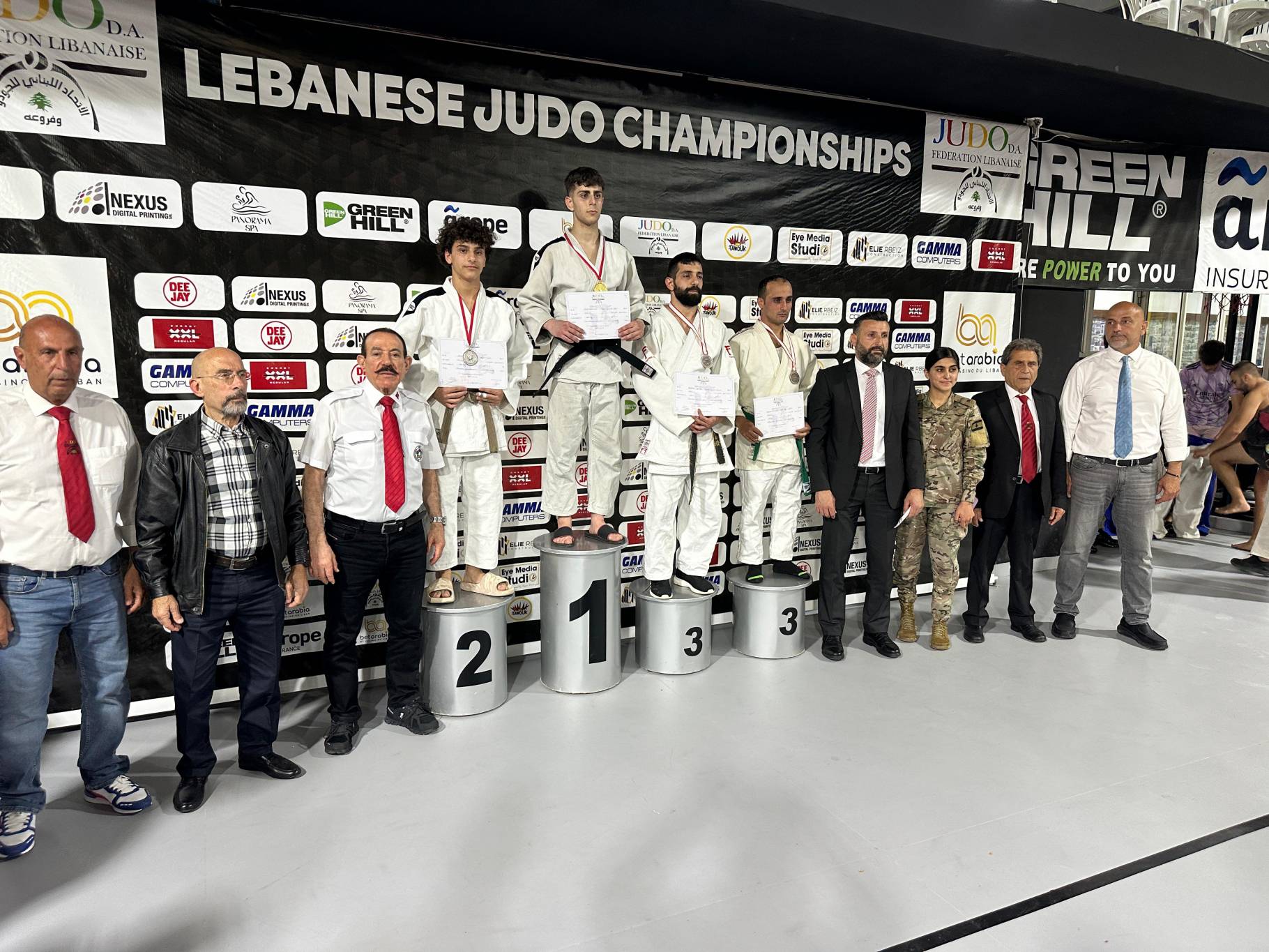 الجودو... بودا يتصدر فئة الكبار
أمام الجيش اللبناني ومون لاسال