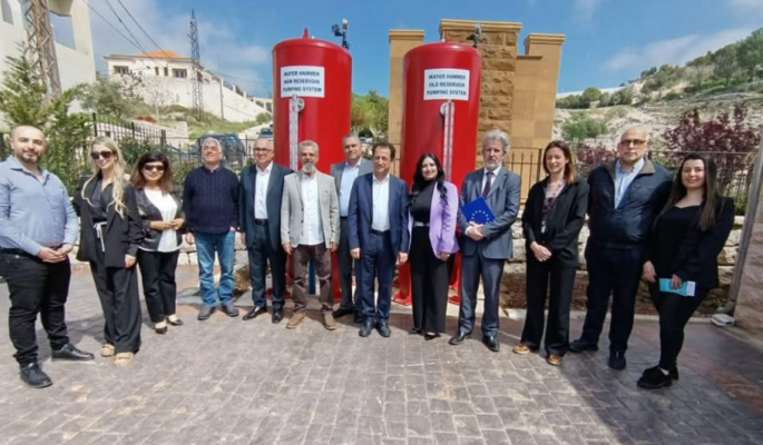 جبران افتتح محطة الضخ في لحفد برعاية المطران عون