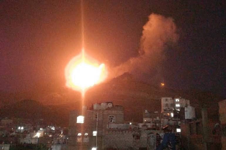 40 غارة أميركية على صنعاء ومأرب والحديدة