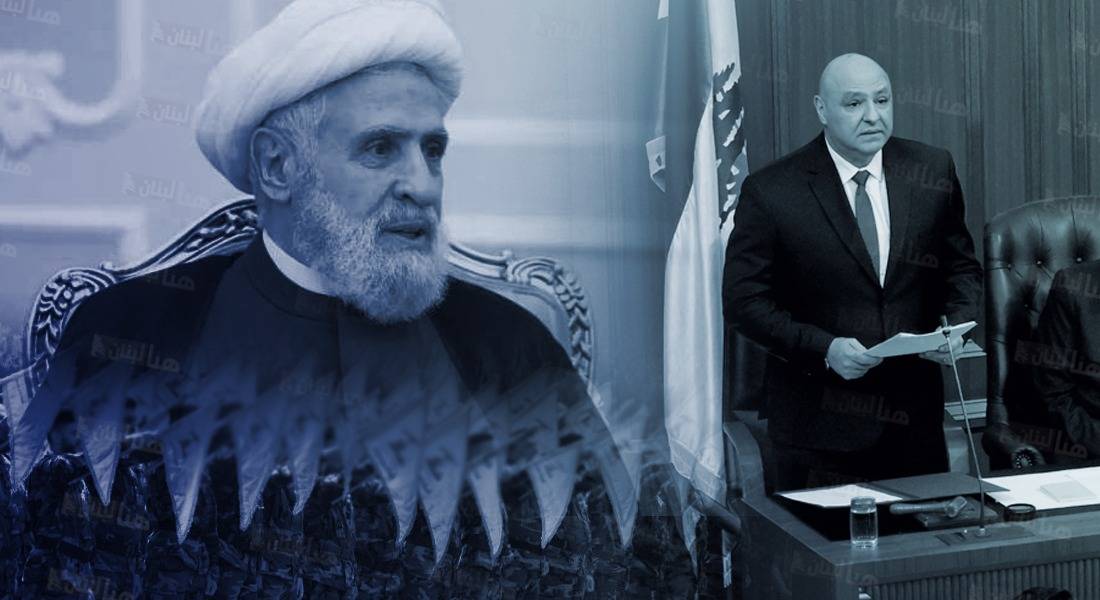 الرئيس عون الشيخ نعيم و...  يلتقيان