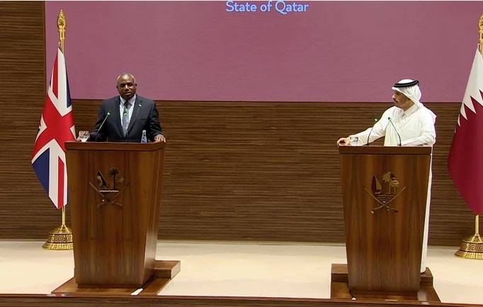 قطر وبريطانيا توقعان "خطاب نيات" في مجال السلام والمصالحة