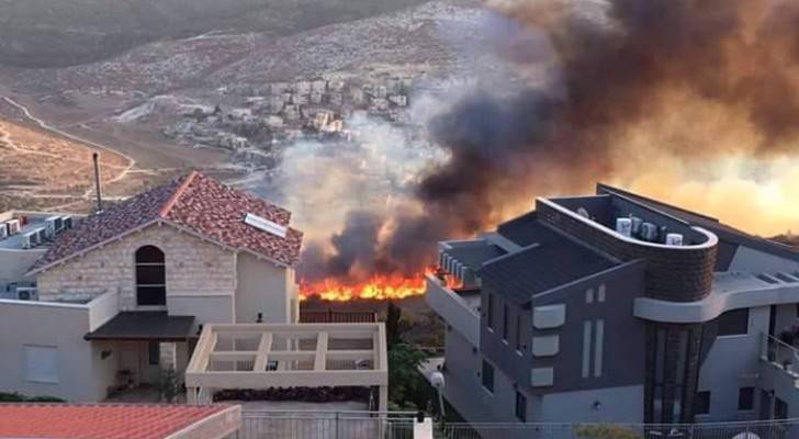 إصابات في حرائق في القدس و"إسرائيل" تتجه لطلب المساعدة