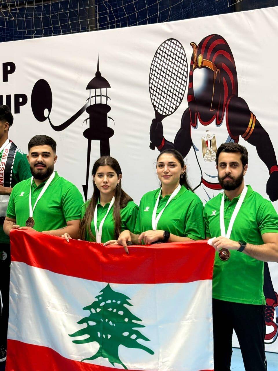 8 ميداليات للبنان في البطولة العربية لكرة السرعة
وتجديد إنتخاب هاشم عضواً في المكتب التنفيذي