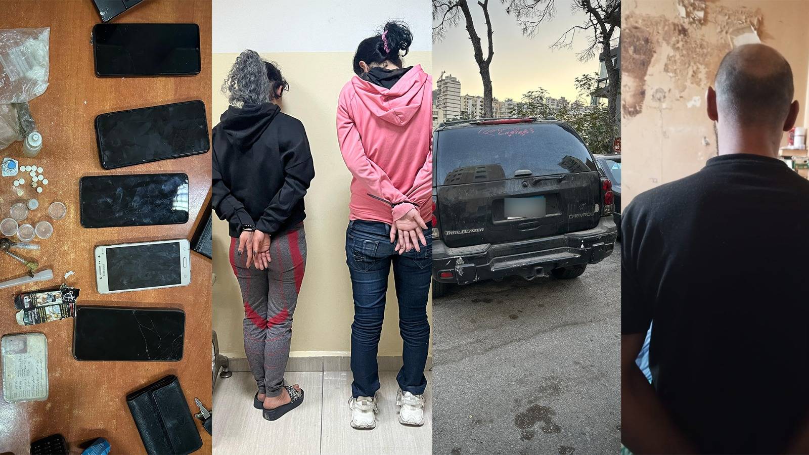 توقيف أربعة أشخاص وضبط مُخدّرات في الضبية