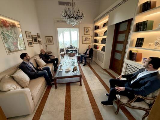 أرسلان بحث مع جنبلاط
أوضاع الدروز في سوريا