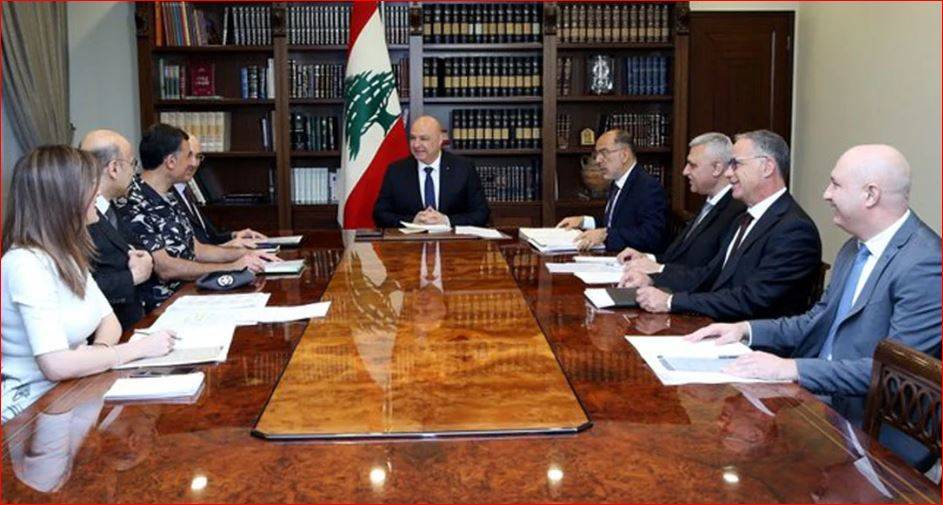 قصر بعبدا.. لقاءات أمنية وسياسية وإدارية وثقافية