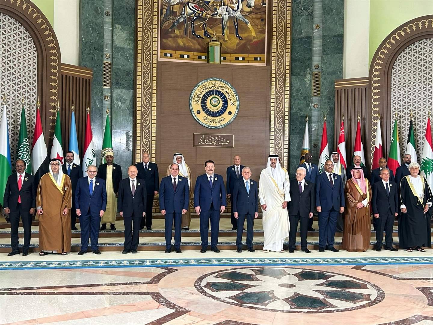 من القمة العربية في بغداد... سلام: لإلزام "إسرائيل" وقف اعتداءاتها والانسحاب من كامل الأراضي اللبنانية