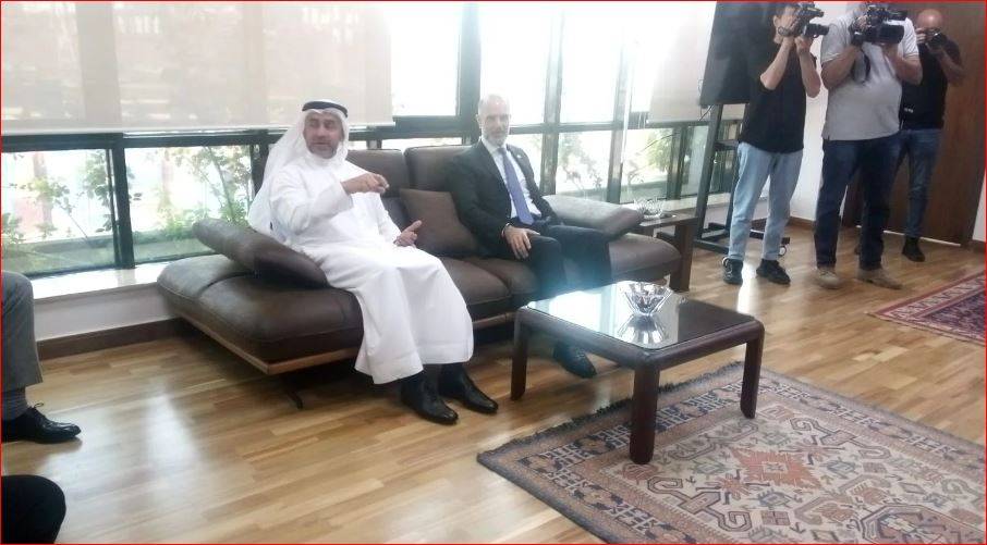 جولة ميدانية لوزير الاشغال ووفد إماراتي إلى مطار رفيق الحريري ومرفأ بيروت