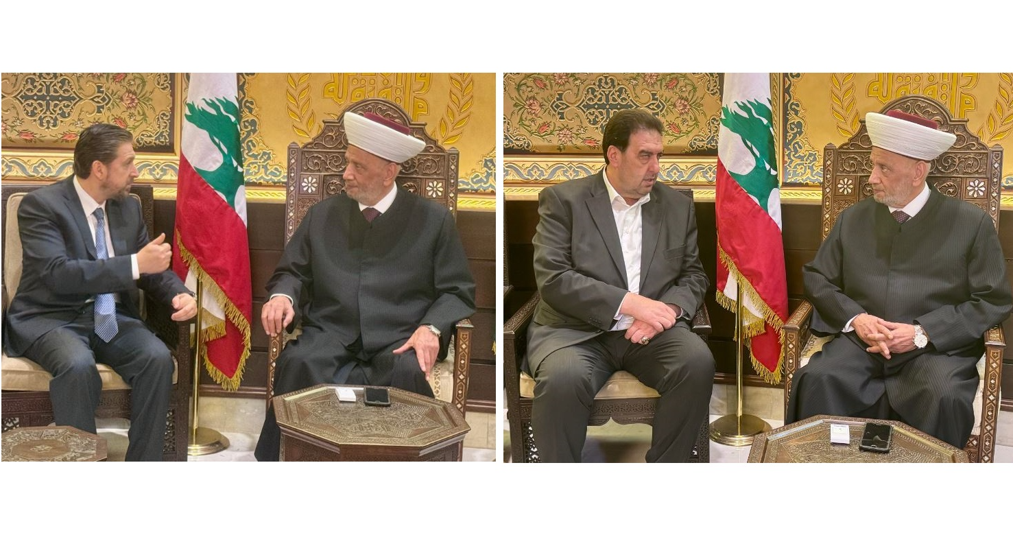 دريان عرض التطوّرات مع زوّاره