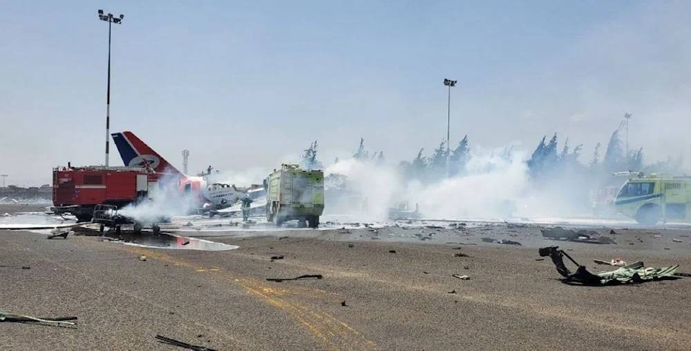 عدوان "إسرائيلي" جديد على مطار صنعاء الدولي!