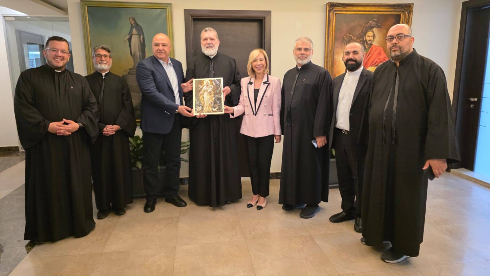رئيس الجمهورية العماد جوزيف عون في زيارة إلى مزار سيدة لبنان بمناسبة الشهر المريمي