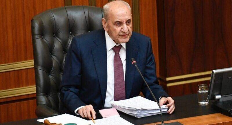 بري: لا تقبّل للتهاني في ظل اعتداءات الاحتلال