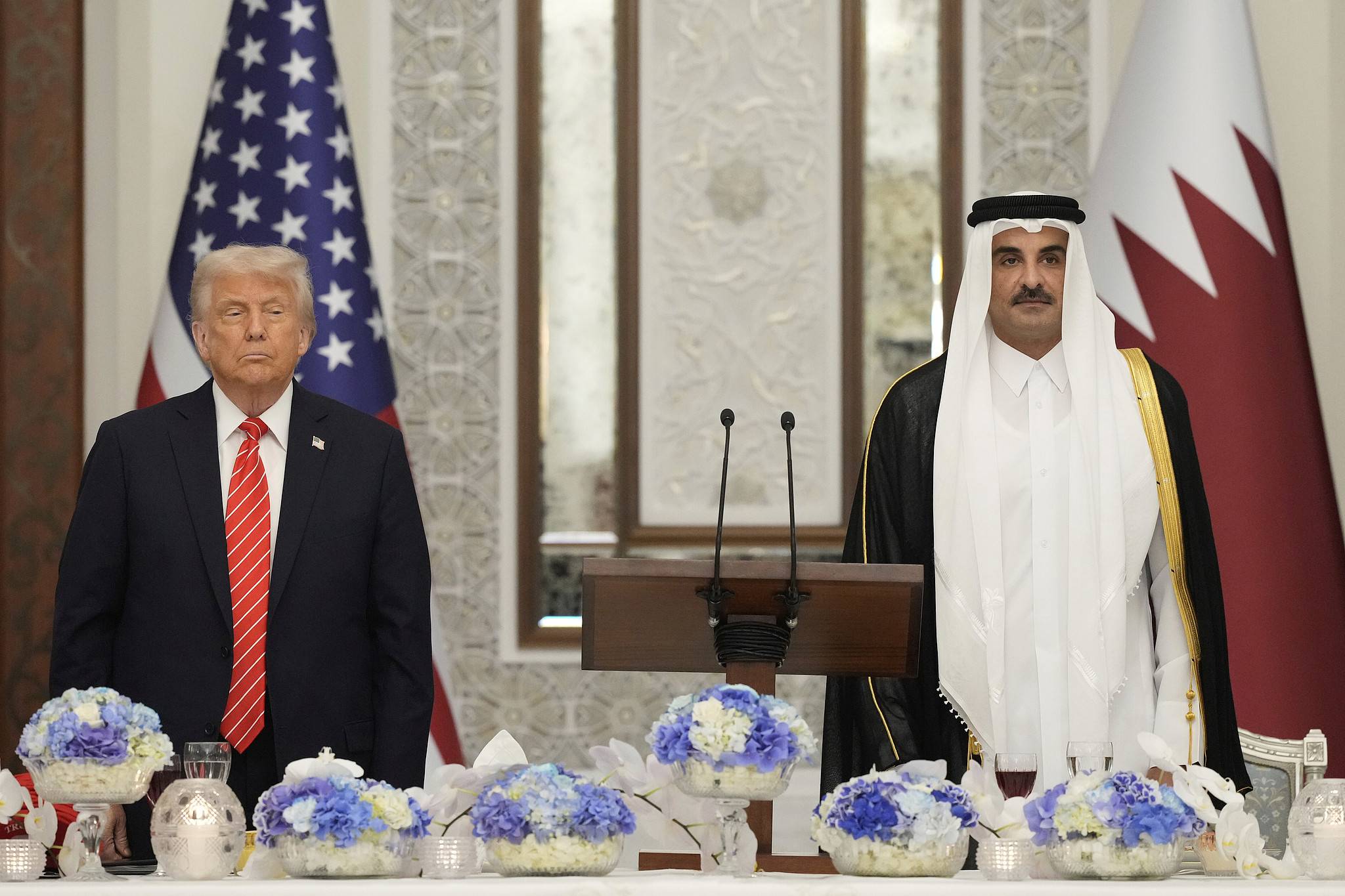 أمير قطر يبحث مع الرئيس الأميركي التصعيد في المنطقة ويؤكد ضرورة الحلول الدبلوماسية