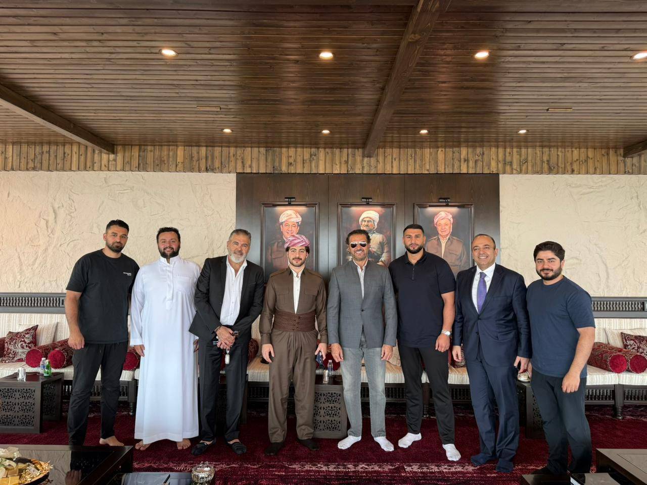 نجاح جماهيري كبير لراغب علامة في كردستان وزيارة رسمية لرئيس حكومة الإقليم مسرور البرزاني