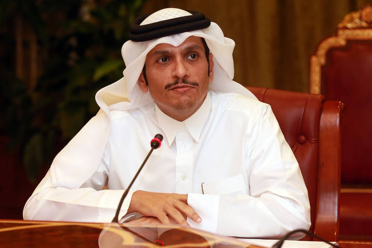 وزير خارجية قطر: سنعمل لوقف العدوان على إيران