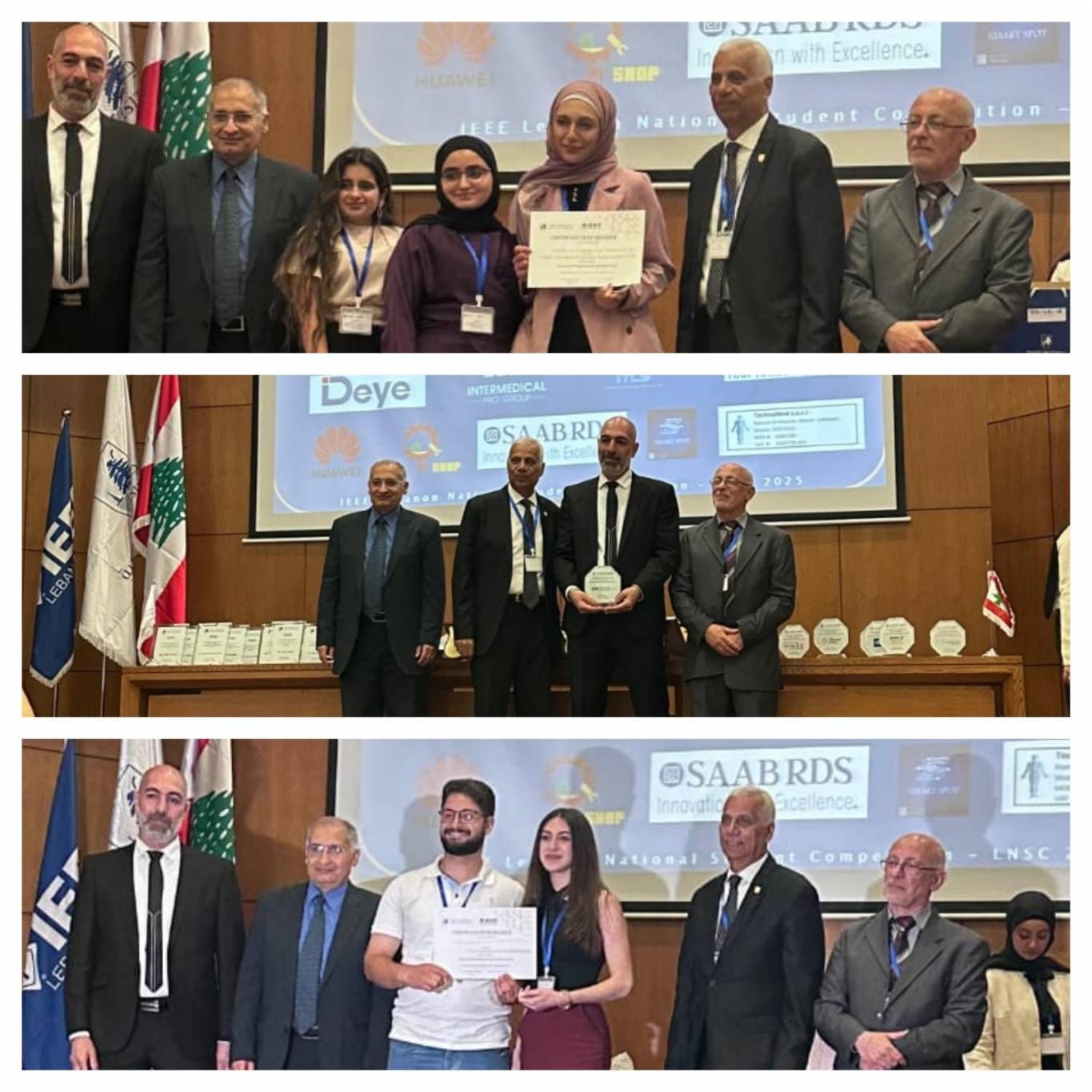 طلاب الهندسة في جامعة RHU يفوزون بأعلى الجوائز في المسابقة الوطنية اللبنانية للطلاب