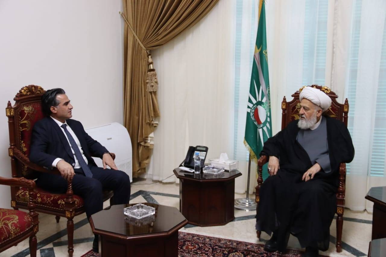 الخطيب يبحث في إعادة الإعمار مع حمية