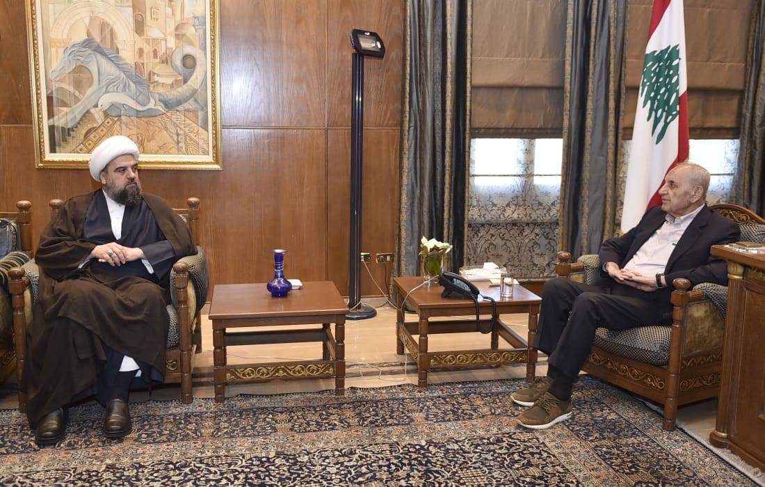 بري بحث التطوّرات
مع قبلان ودعموش