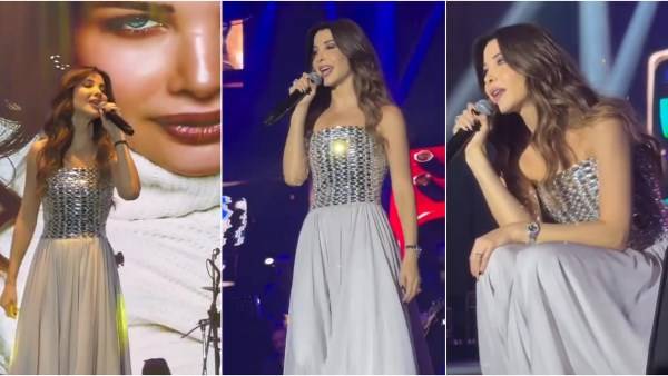 نانسي عجرم تشعل ليل قبرص