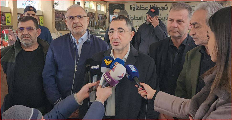 الحاج حسن: لبنان يعالج قضاياه الداخلية بالحوار ولا مساومة مع العدو الصهيوني