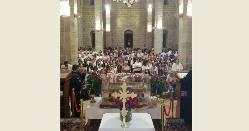 وصول ذخائر القديسة تريزيا
الطفل يسوع الى جزين