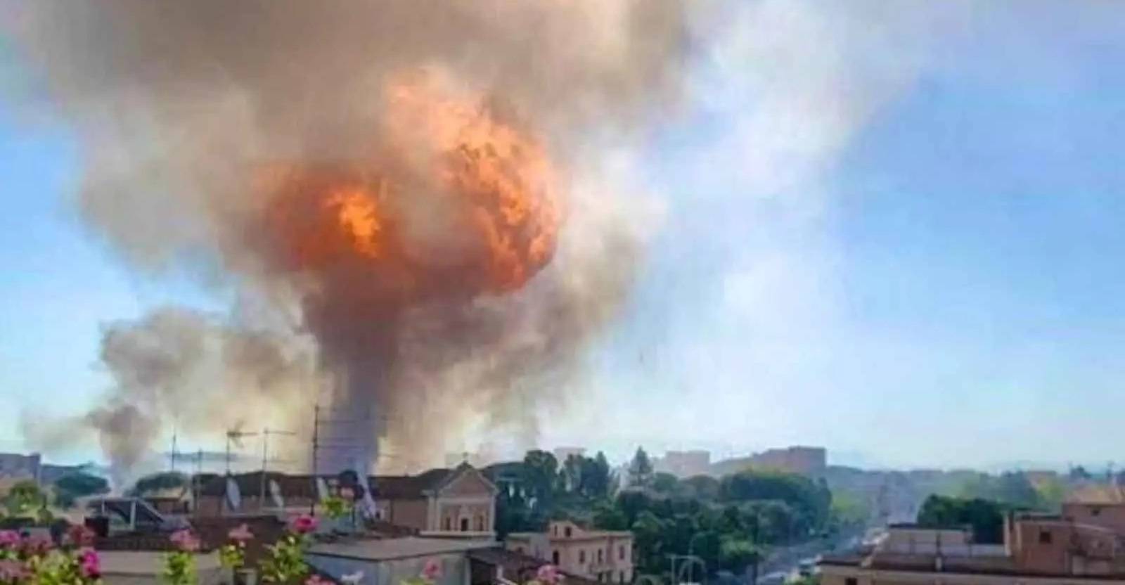 9 إصابات جراء انفجار ضخم بمحطة وقود في روما