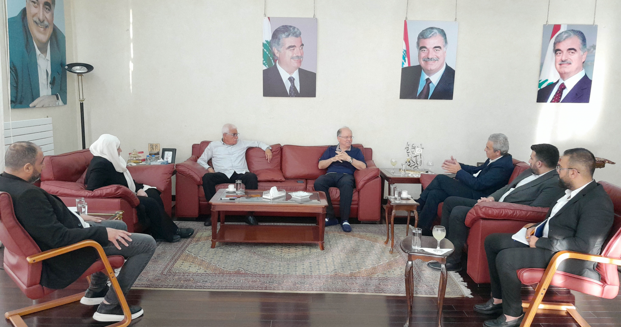 بهية الحريري تابعت  سبل معالجة أزمة
المياه واستكمال مشروع متحف صيدا