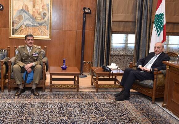 بري استقبل ممثل البنك الدولي في لبنان وقائد اليونيفل
