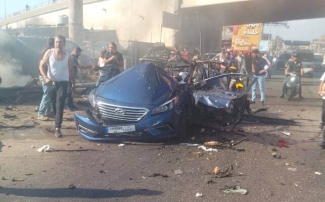 مسيّرة "إسرائيلية" استهدفت سيارة على أوتوستراد خلدة