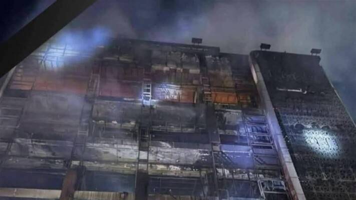 50 قتيلا في حريق بمركز تجاري في الكوت بشرق العراق