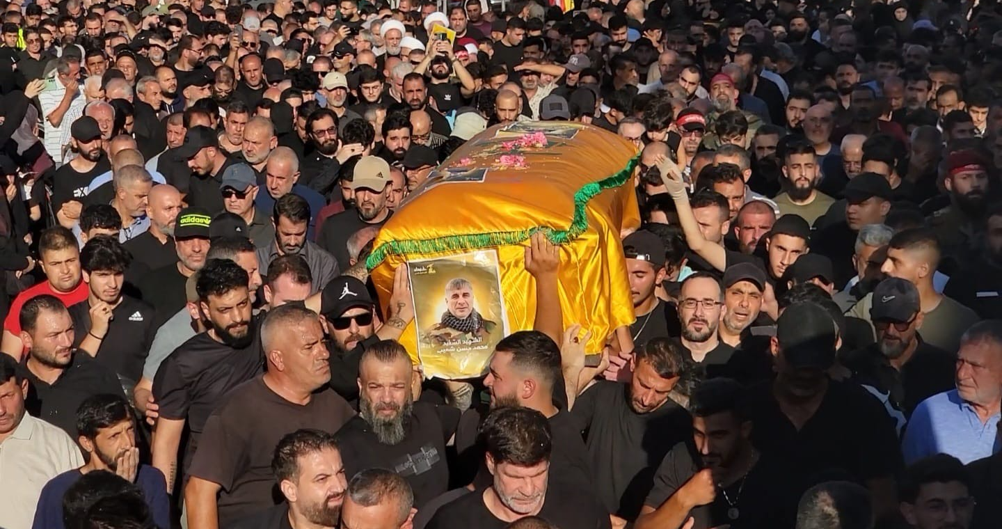 حزب الله شيّع الشهيد شعيب في بلدة الشرقيّة