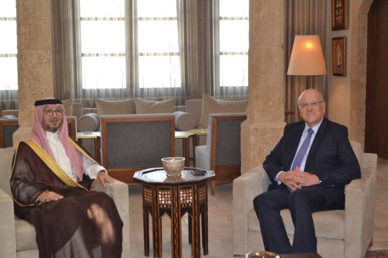 ميقاتي عقب لقائه بخاري: لضرورة التعاون اللبناني والاستفادة من الدعم العربي والدولي لمعالجة الأزمات