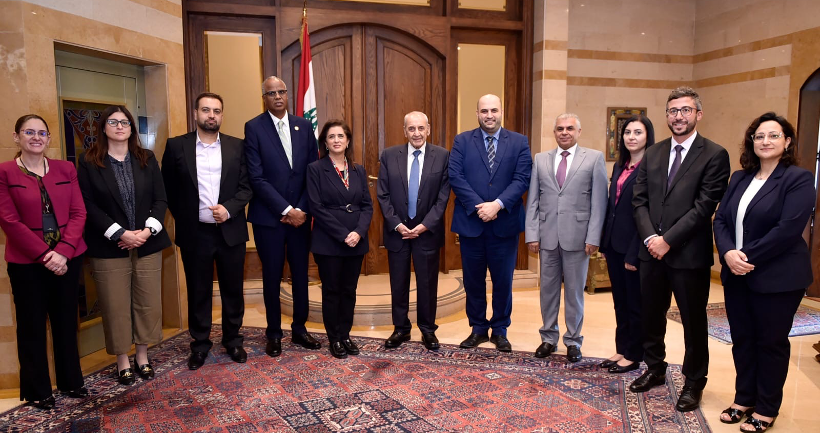 بري استقبل البستاني وعطا الله ولجنة
تقصي الحقائق المتفرعة من لجنة الاشغال