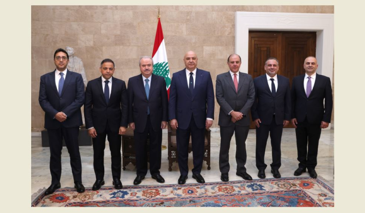 سلام في بعبدا ونواب حاكم مصرف لبنان وأعضاء لجنة الرقابة أدّوا اليمين