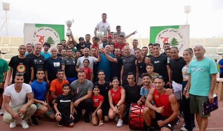 كأس الإتحاد العامة للفرق بألعاب القوى لعام 2025
لقب الرجال للجيش اللبناني والسيدات لأنتر ليبانون