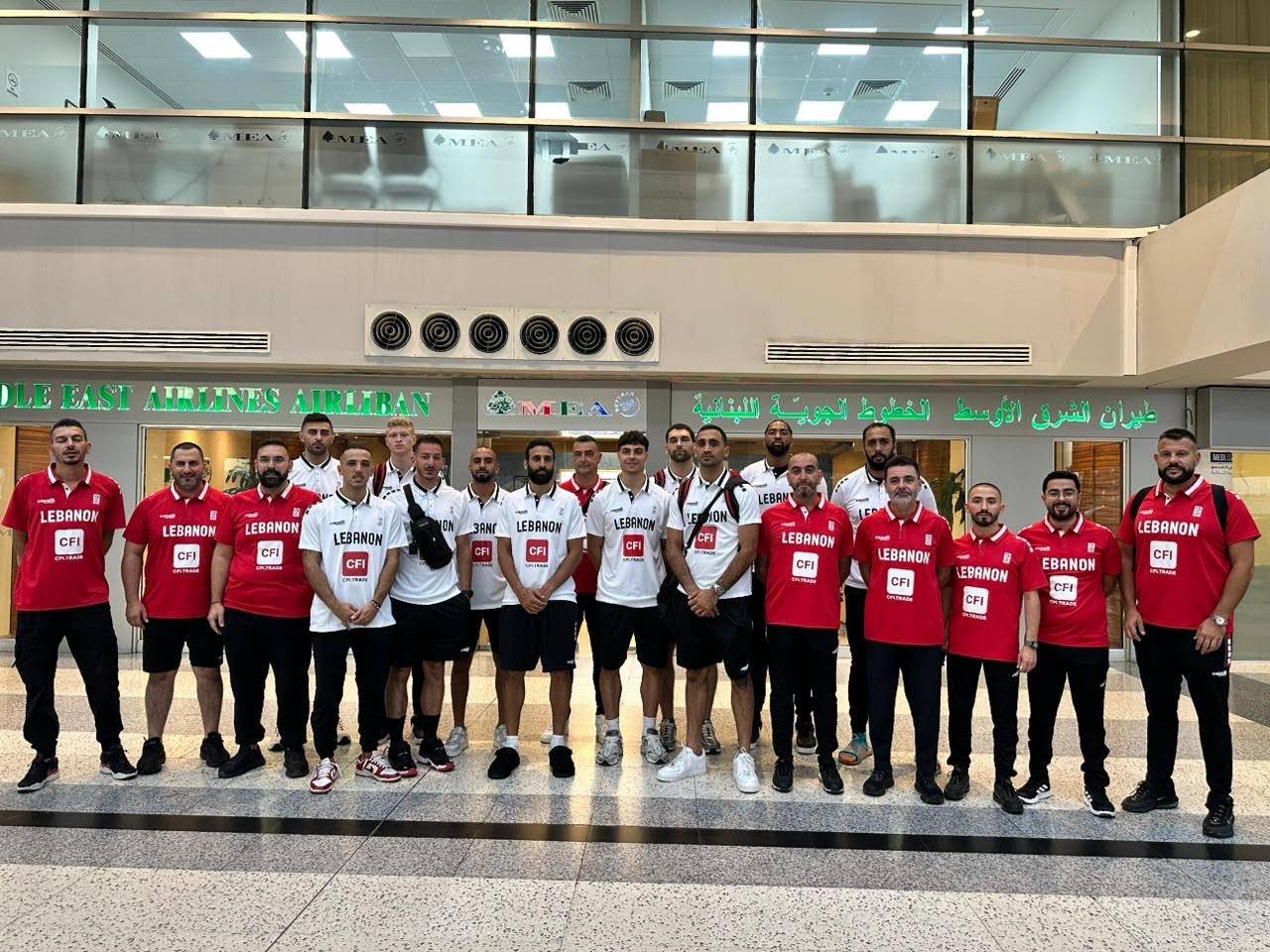 بعثة منتخب لبنان للرجال بكرة السلة
غادرت للمشاركة في كأس آسيا بجدّة