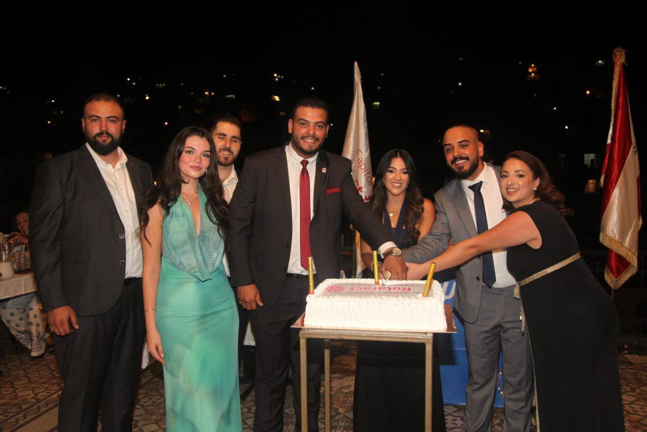 حفل تسلّم وتسليم في رئاسة نادي روتاراكت زحلة كابيتول بين حبيب دوبا وربيكا الهندي