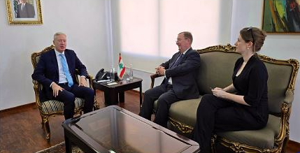 رجي بحث مع سفيري بريطانيا
وباكستان الدعم للتمديد لـ"اليونيفيل"