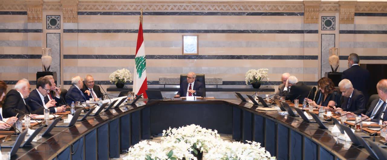 مجلس الوزراء وافق على  خطتي عمل وزيري الطاقة
والبيئة للصرف الصحي والنفايات واستكمال النقاش لاحقاً