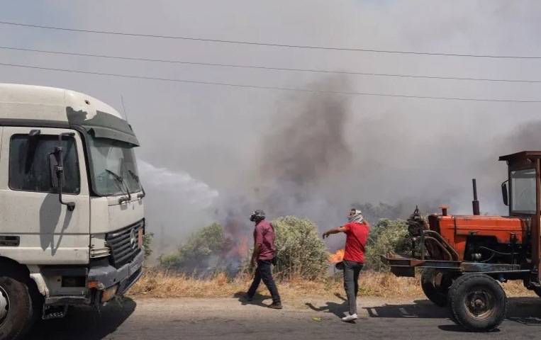 سوريا أعلنت السيطرة على حرائق الغابات بريفي اللاذقية وحماة