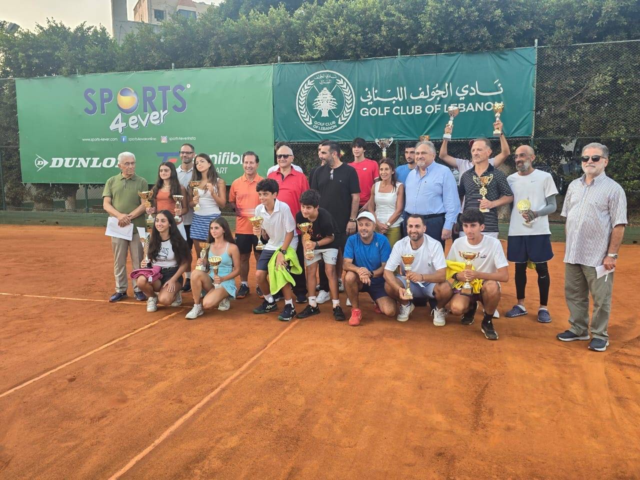 إختتام دورة نادي الغولف في التنس
سليم يحرز لقب فردي الرجال وبربريان عند السيدات