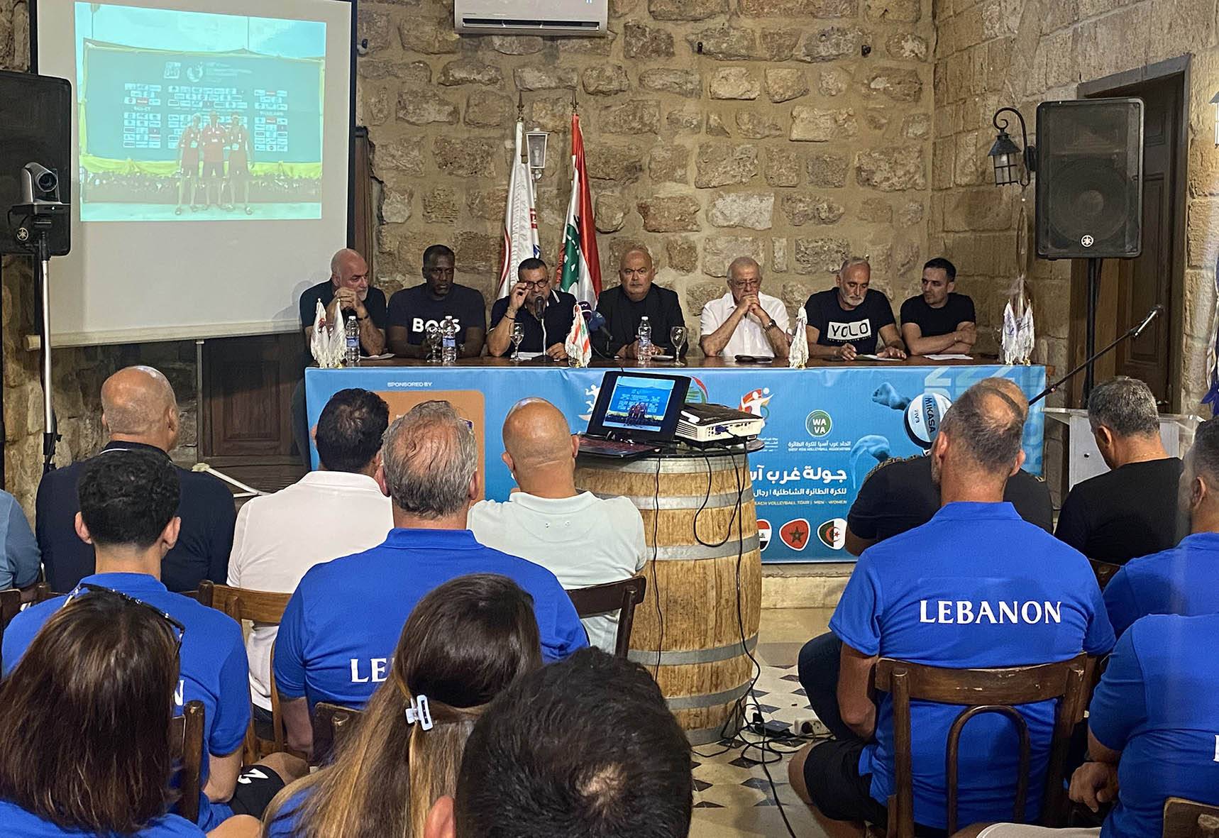 الاعلان رسمياً عن بطولتي العرب وغرب آسيا بالكرة الطائرة الشاطئية بين 2 و11 ايلول بالبترون