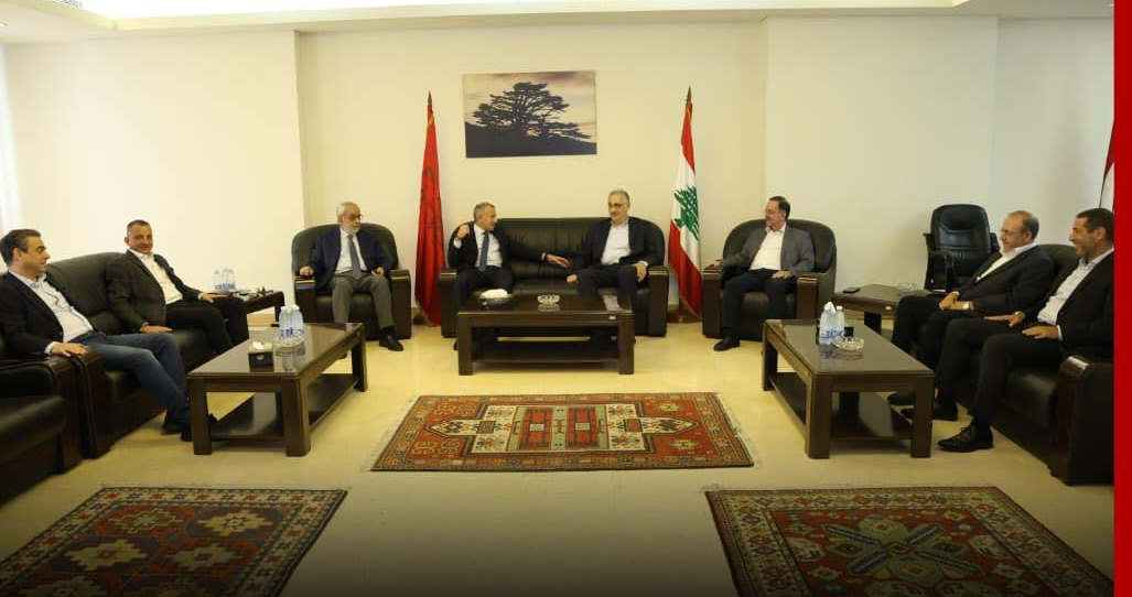 بحث مع سفير بلجيكا سبل تعزيز التعاون الثنائي
باسيل زار الطاشناق وتأكيد دعم
جهود الحفاظ على الأمن والاستقرار