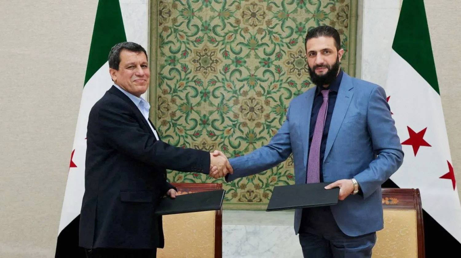 الشرع يلتقي قائد «قسد»: تثبيت التهدئة بدل التوصل إلى حلول