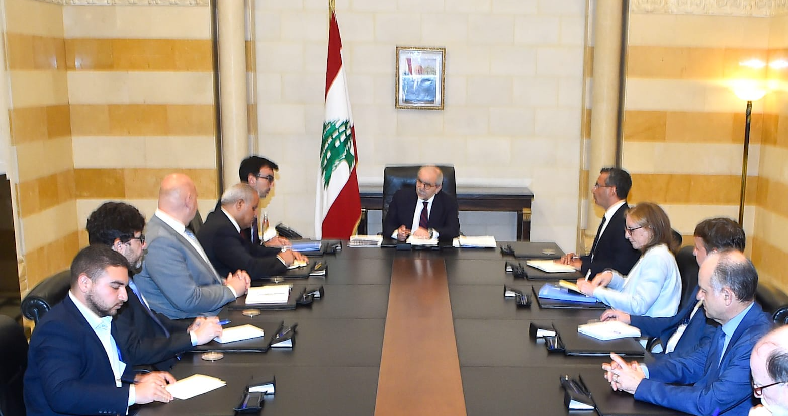 سلام التقى سفيري فرنسا ومصر وبحث مشاريع الدعم مع وفد "الفاو"