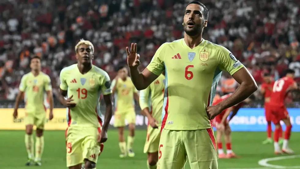 إسبانيا تسحق تركيا بسداسية في تصفيات المونديال