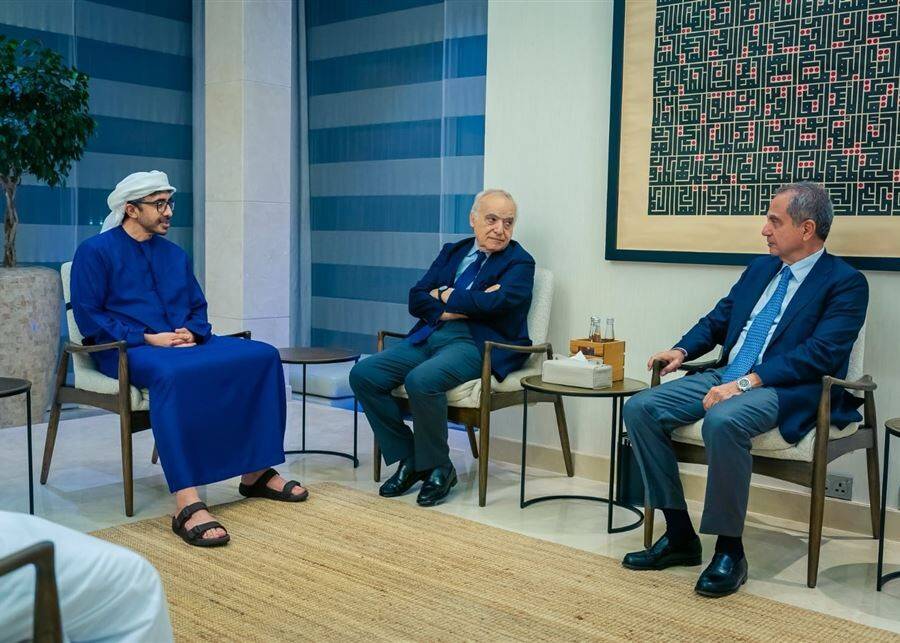 الصدي عرض مع وزير الخارجية الاماراتية سبل الاستثمار في قطاع الطاقة