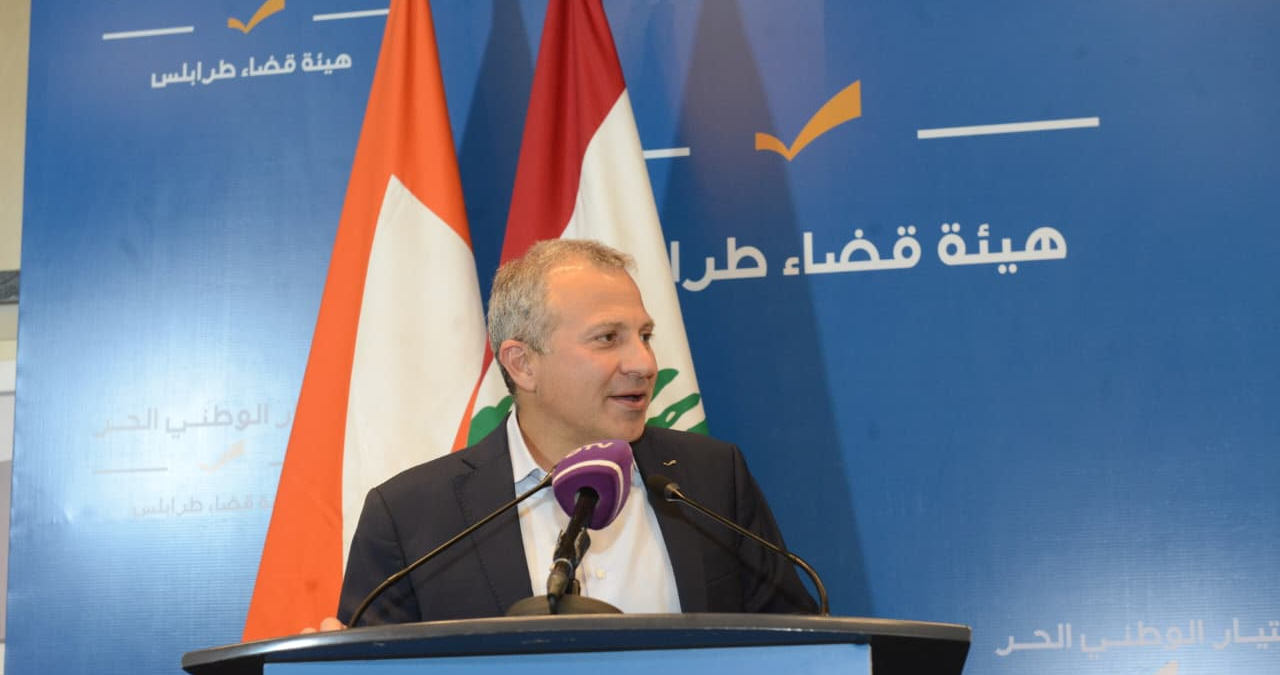 باسيل: متمسّكون بوحدتنا الوطنيّة وضدّ تقسيم لبنان الكبير