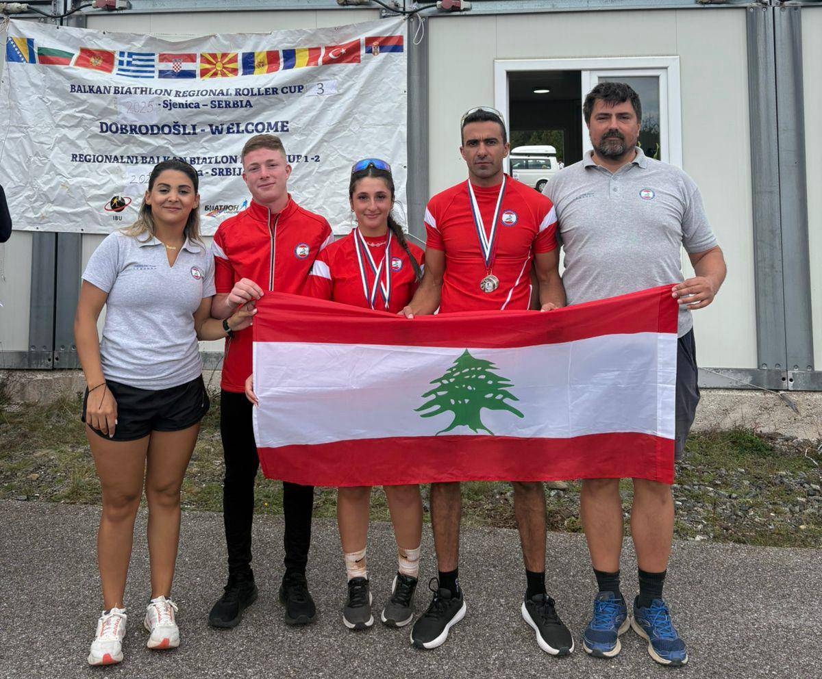 4 ميداليات فضية للبنان
في بطولة البلقان للبياتلون